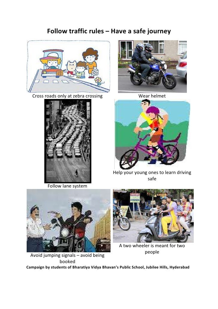 Pamphlet traffic rules