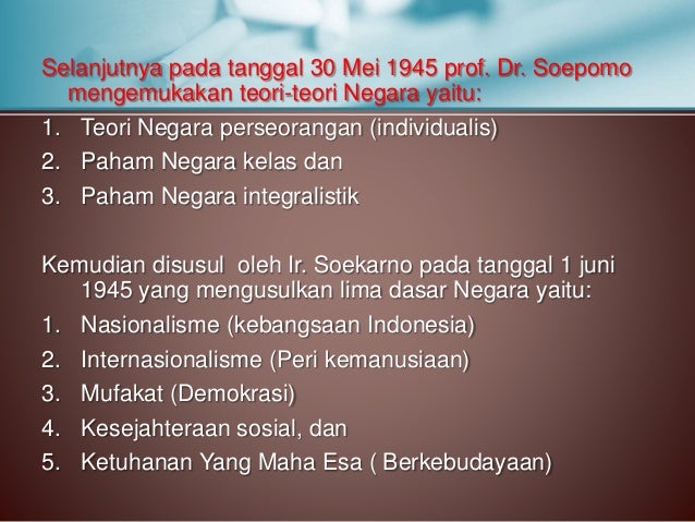 Pengetahuan Umum Campuran Pancasila Dalam Kajian Sejarah Bangsa Indonesia