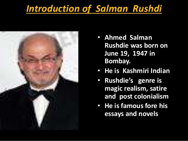 Salman rushdie essay