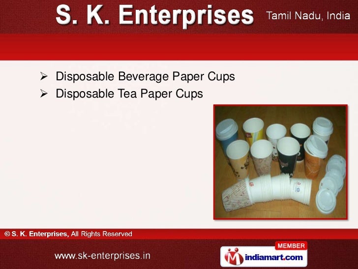Paper Cup commercial enterprise mission record