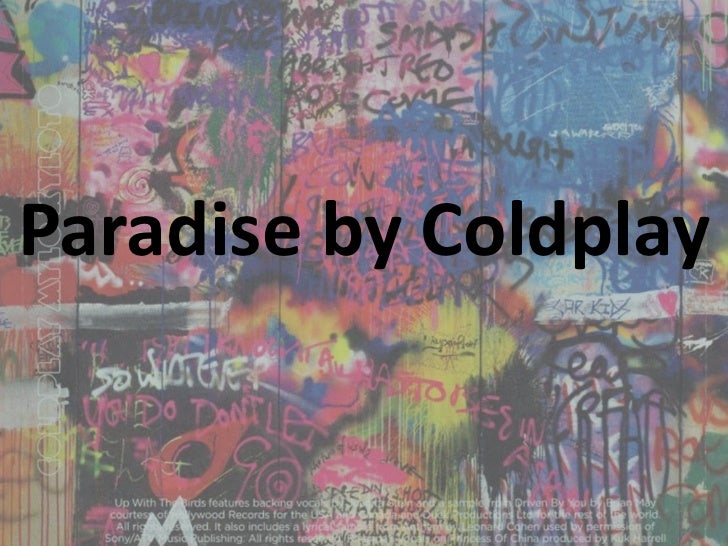 Paradise by coldplay