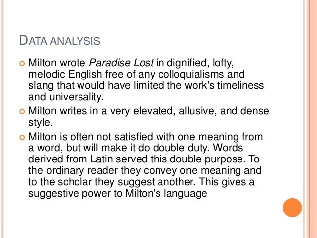 critical analysis essay on paradise lost critical analysis essay on paradise lost