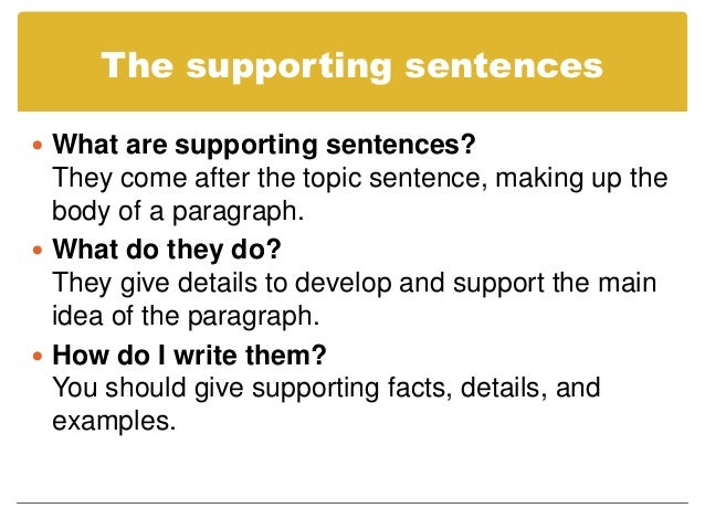 How to write a topic sentence for a conclusion paragraph