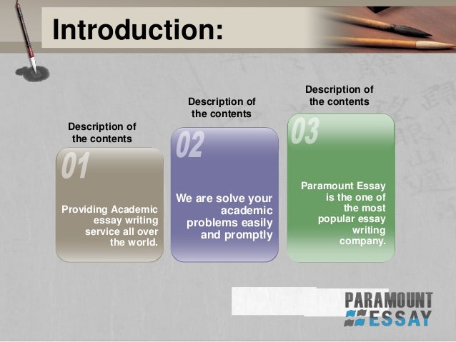 First-Class Custom Essay Writing Service