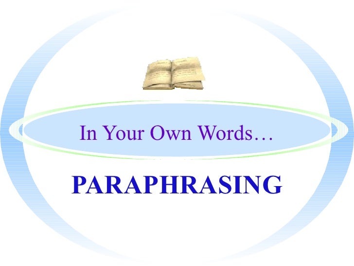 Paraphrasing service