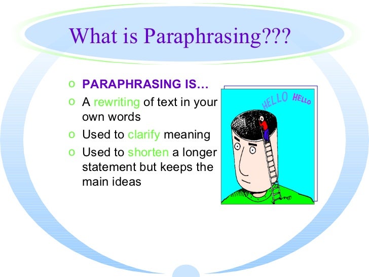 What is a synonym of paraphrase?   quora