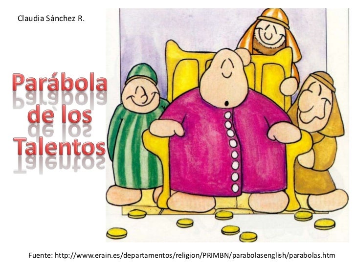 Resultado de imagen para Parábola de los Talentos