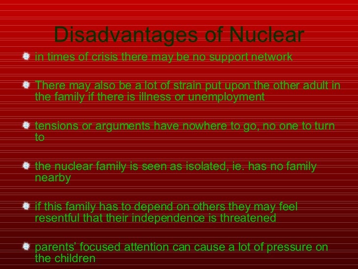 Essay On Nuclear Family