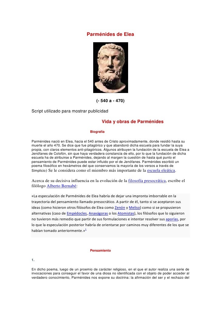 Parménides de elea