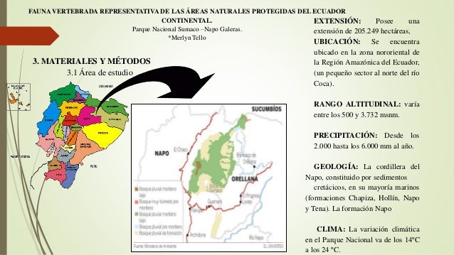 Parque nacional sumaco napo galeras.