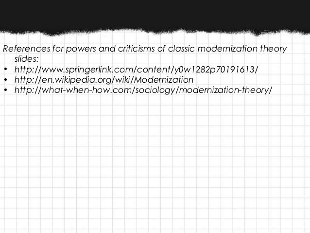 modernization theory and classical dependency theory Dependency theory acknowledges that modernization theory directly contradicted neo-classical economic the irrelevancy of modernization and dependency theory,. modernization theory and classical dependency theory Dependency theory acknowledges that modernization theory directly contradicted neo-classical economic the irrelevancy of modernization and dependency theory,.
