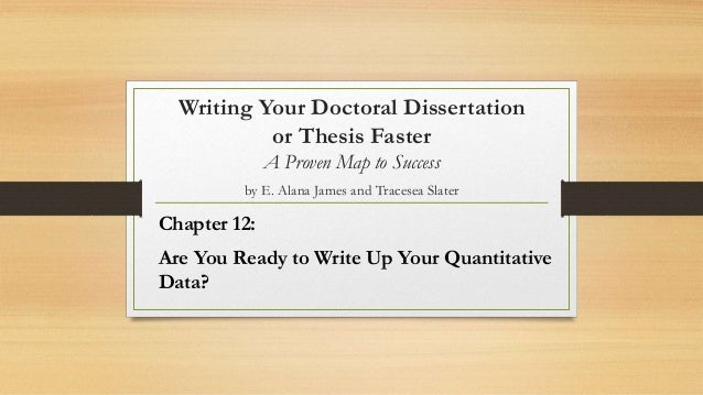 Descriptive statistics in dissertation