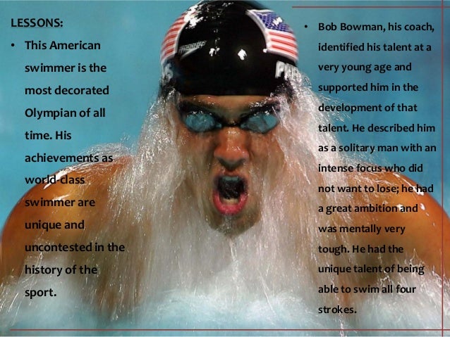 Michael Phelps Motivational slogans and Quotes.