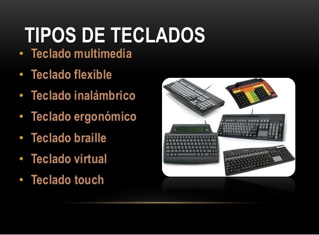 Resultado de imagen de tipos de teclado