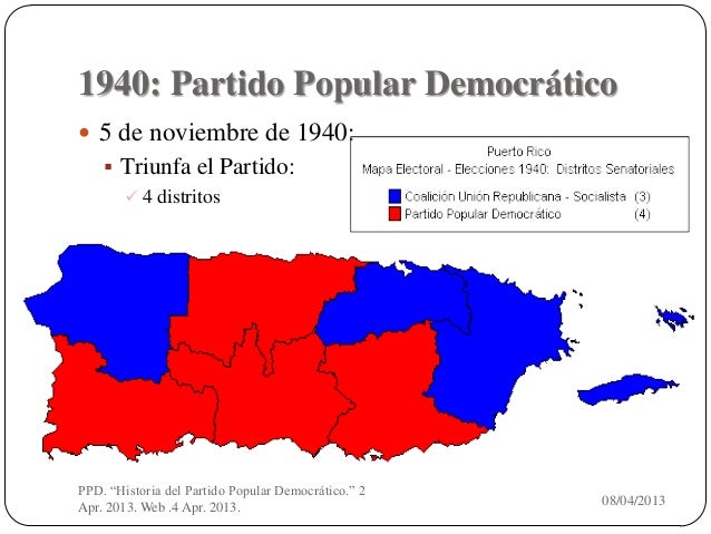 Partido popular democratico origen