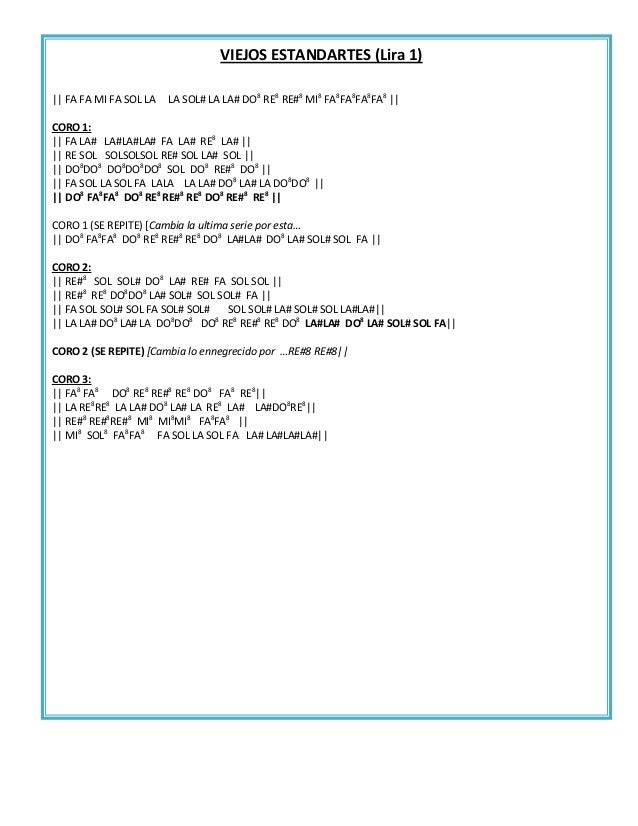 Partitura liras completa