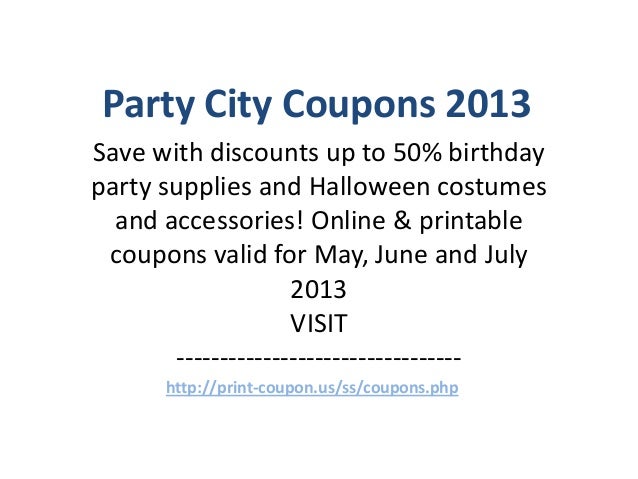 Coupons halloween costumes party city