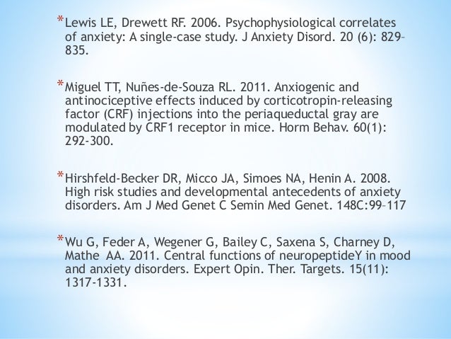 Case study of panic anxiety disorder Case study of panic anxiety disorder