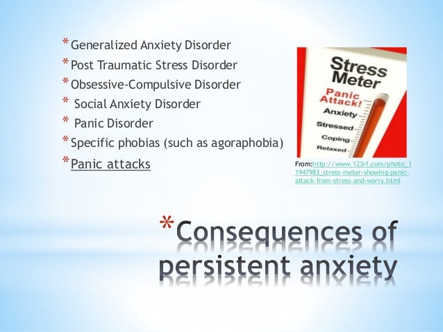 Panic attack general anxiety disorder essay