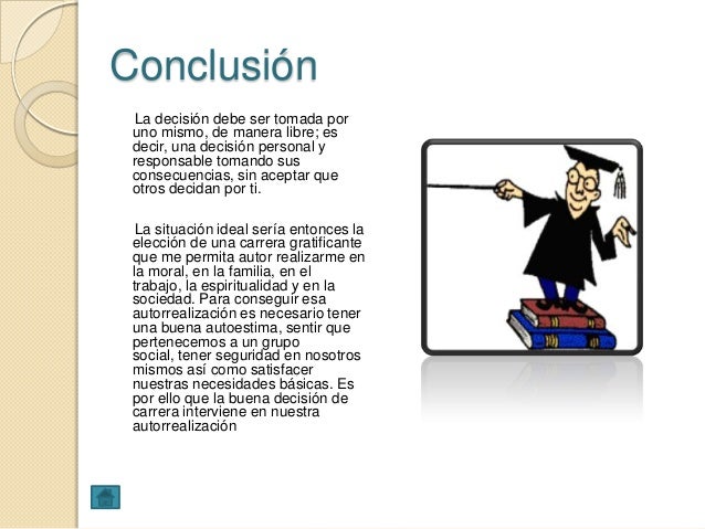 Pasos en la eleccion de carrera