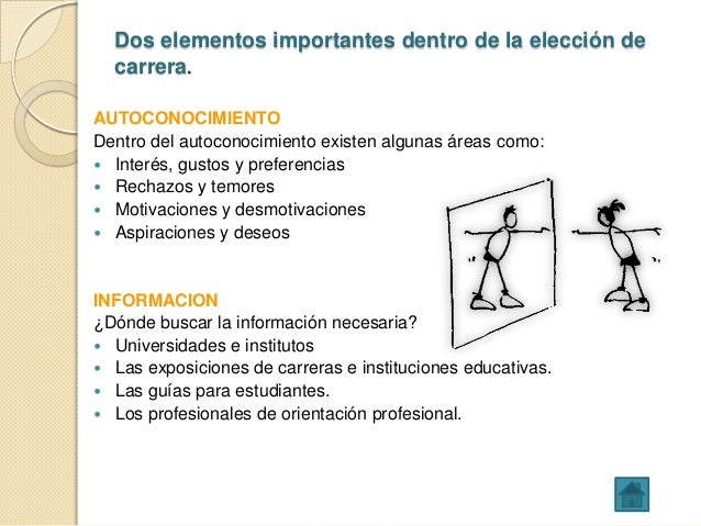 Pasos en la eleccion de carrera