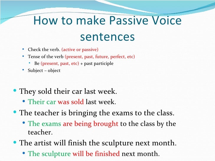 Passive Voice