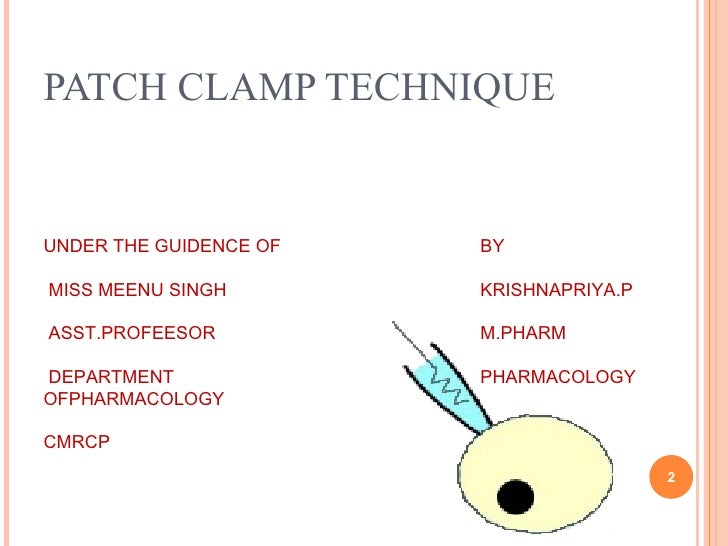 Patch clamp ppt by kp
