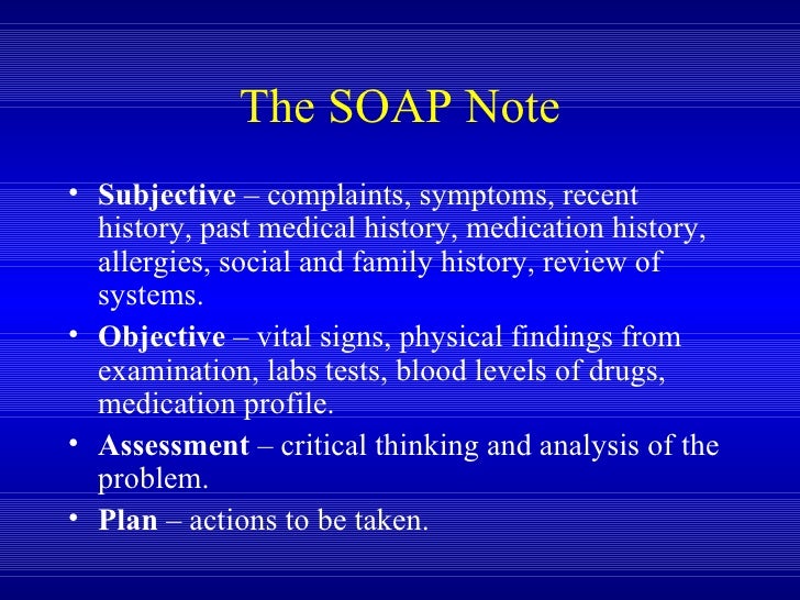 therapy soap notes