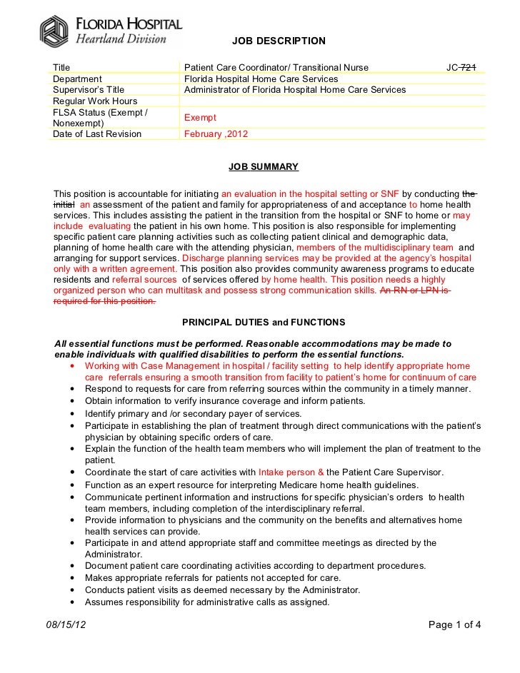 resume format for office coordinator patient care patient care coordinator description resume format for office coordinator patient care patient care coordinator description
