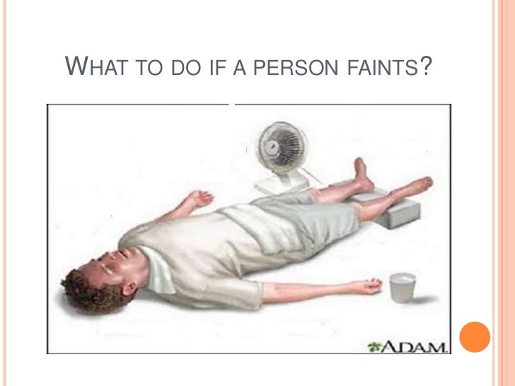 Patient with fainting