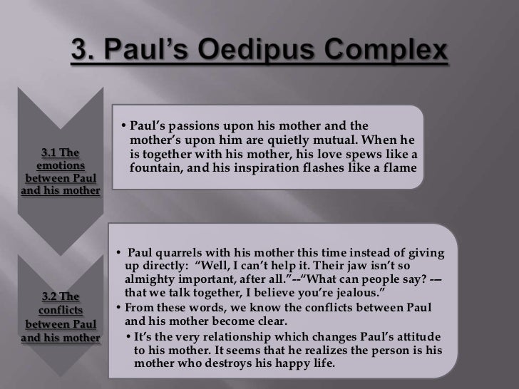 Oedipus complex essay