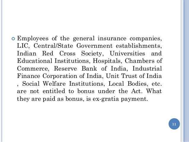 payment of bonus act india Every employee in india is eligible of certain bonus amount on the profit made by the employer this get covered under payment of bonus bill 2015 the act provides for the annual payment of bonus to employees of certain establishments . payment of bonus act india Every employee in india is eligible of certain bonus amount on the profit made by the employer this get covered under payment of bonus bill 2015 the act provides for the annual payment of bonus to employees of certain establishments .