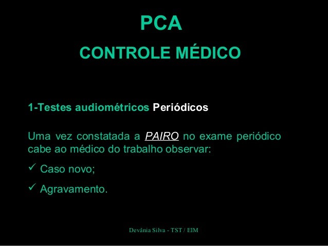 Exame pca