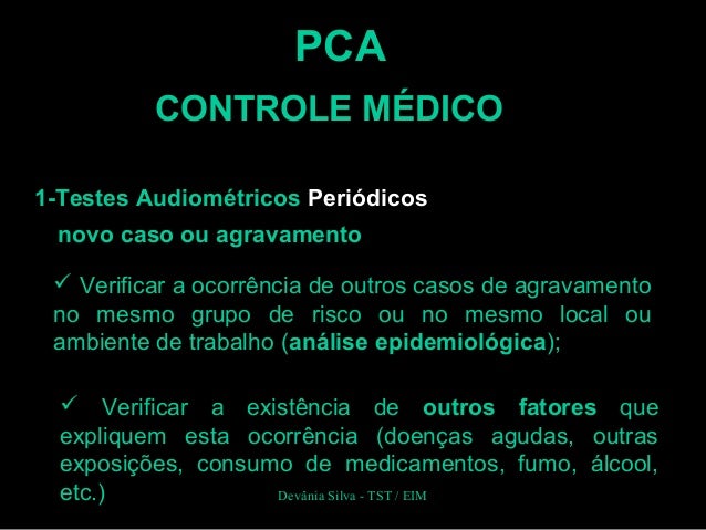 Exame pca