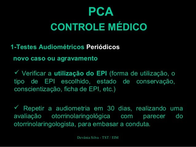 Exame pca