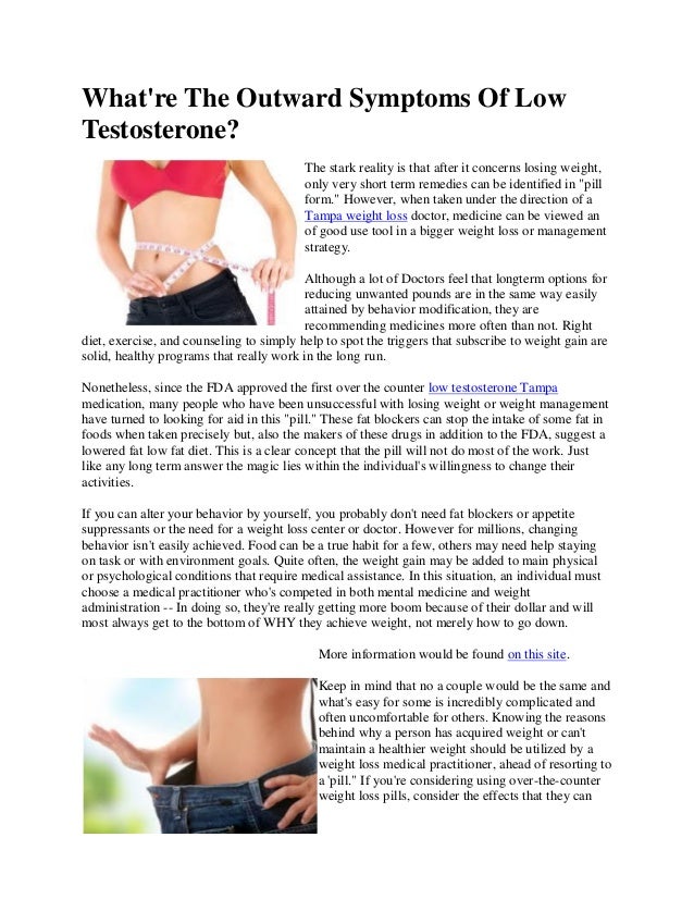 Low Testosterone Symptoms