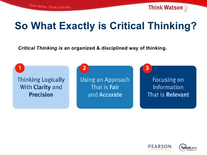 Applying Critical Thinking