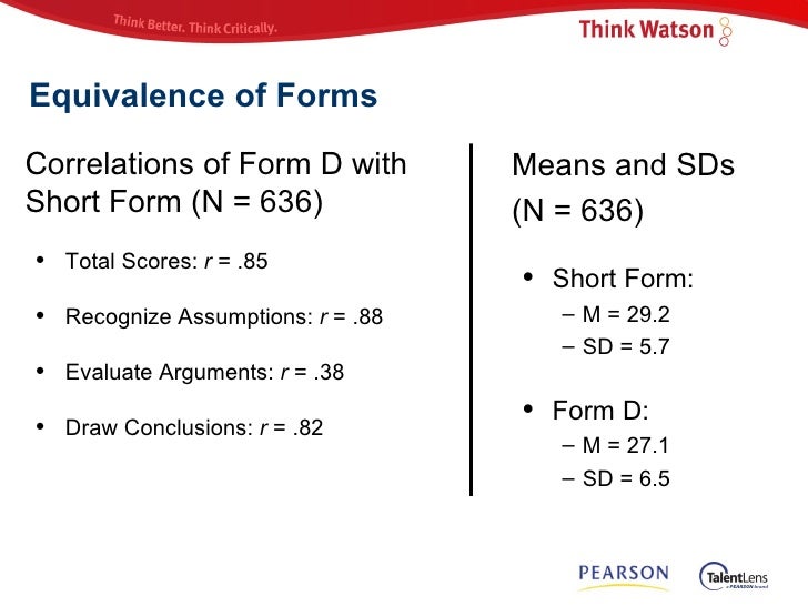 average score on watson-glaser critical thinking test average score on watson-glaser critical thinking test