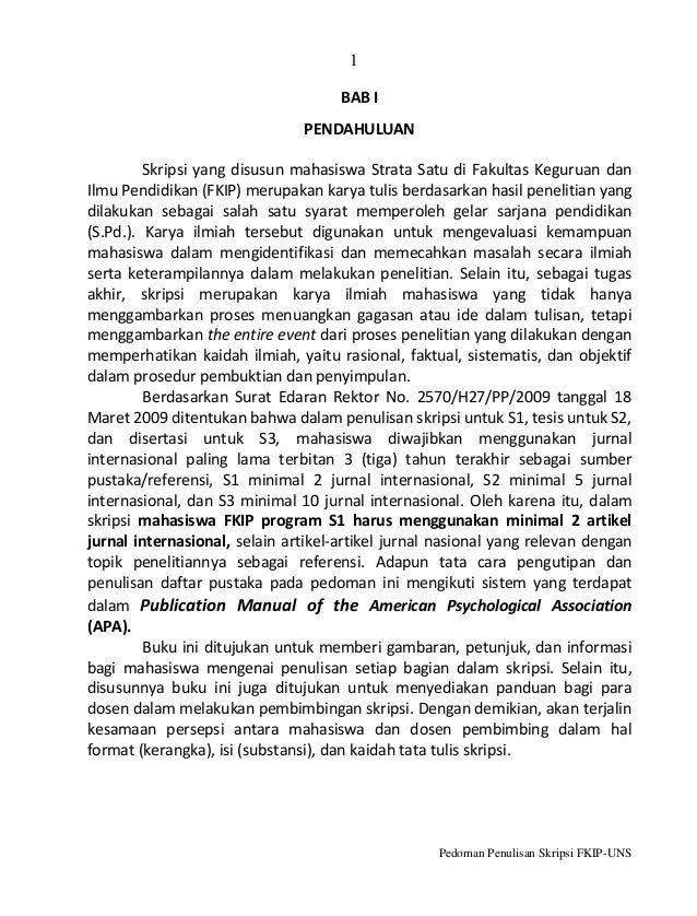 Penulisan tesis bab 1