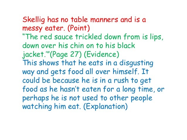 We should have good table manners