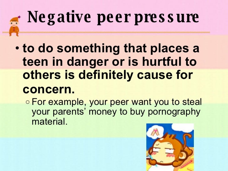 Peer Pressure Towards Negative Behaviour and Classroom