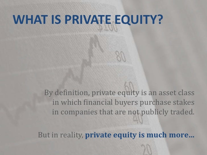 Private Equity 101 Anatomy of an Investment
