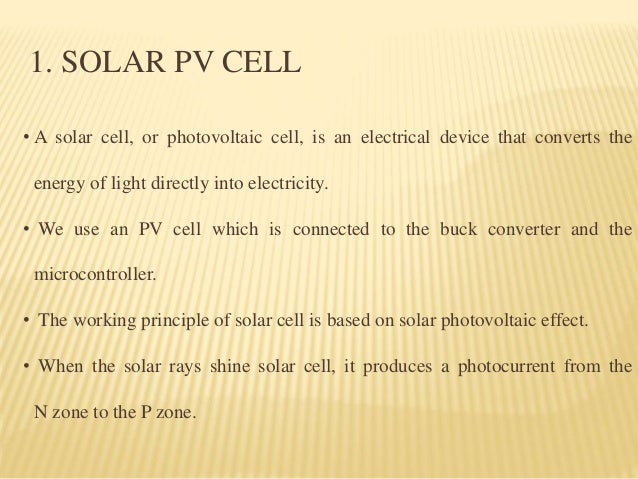 Solar Lantern running principle