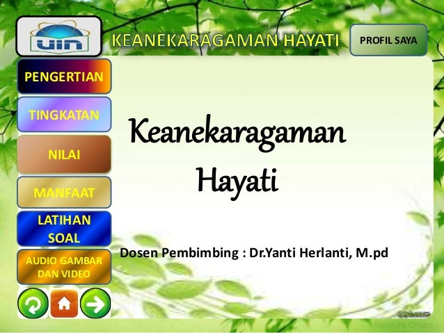 Pembelajaran interaktif tentang keanekaragaman hayati Pembelajaran interaktif tentang keanekaragaman hayati