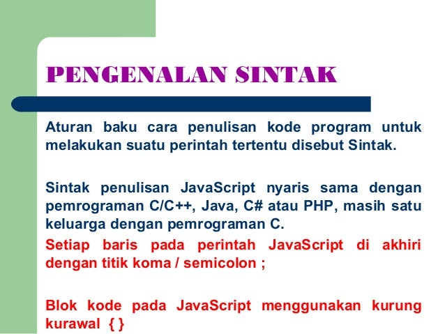 Image result for SINTAK JAVA