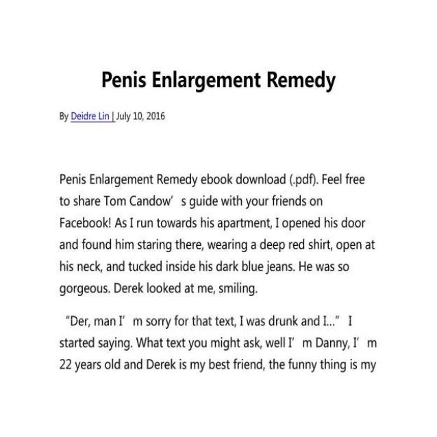 Penis Enlargement Scam 79