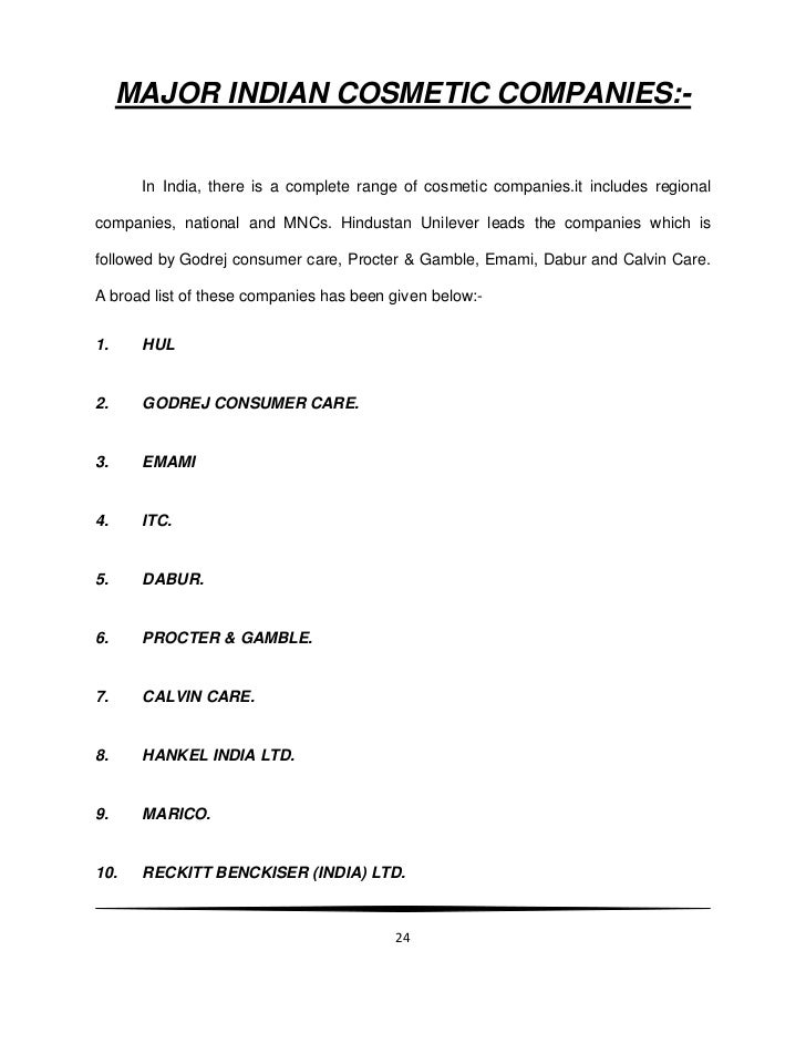 consumer behavior towards lakme products consumer behavior towards lakme products