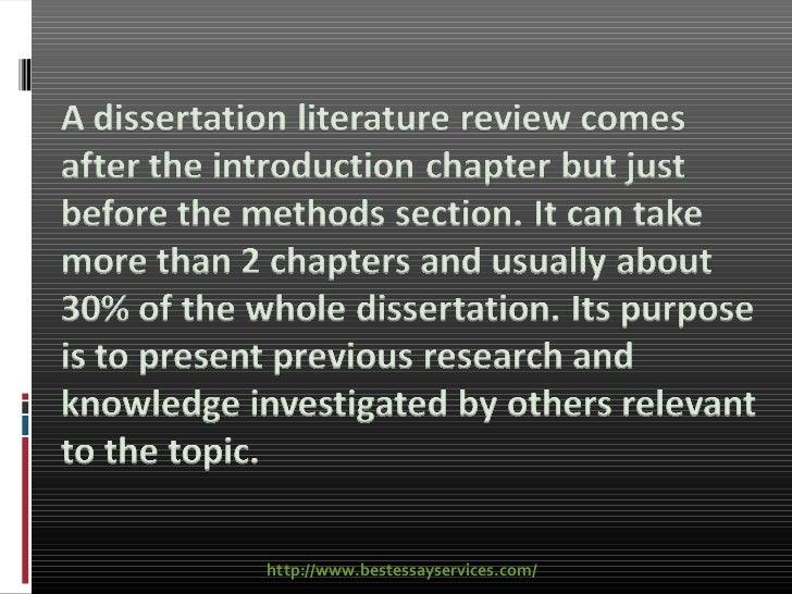 literature review dissertation literature review dissertation