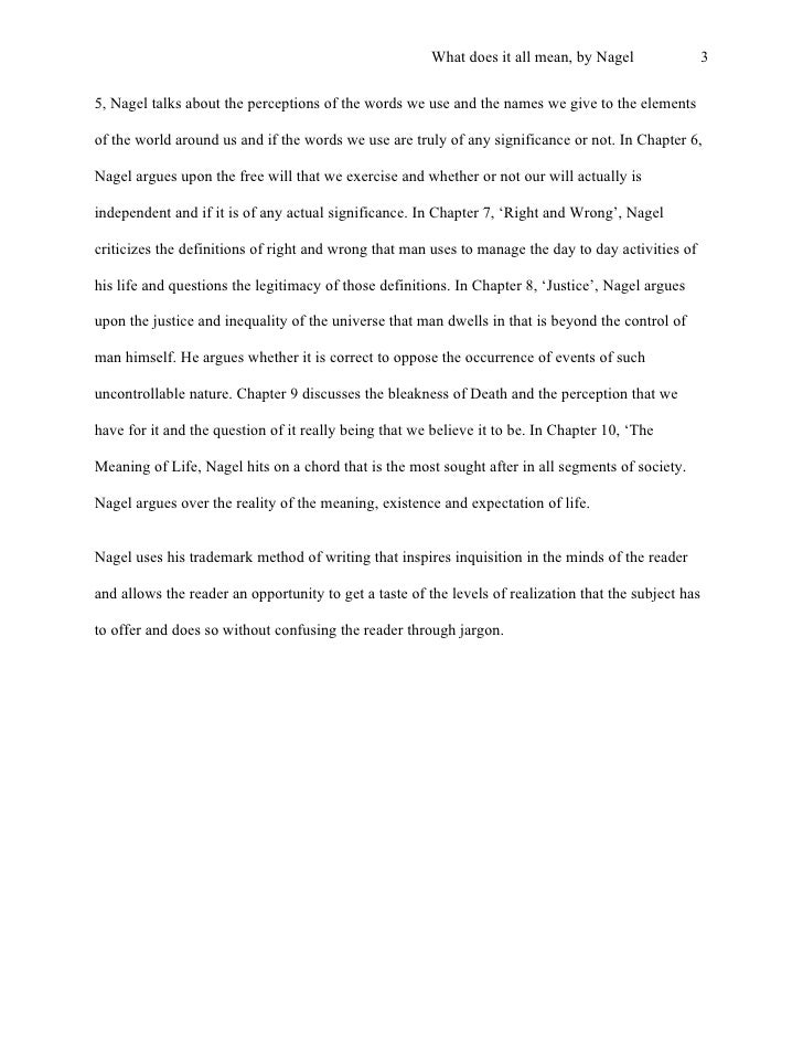 philosophical essay example