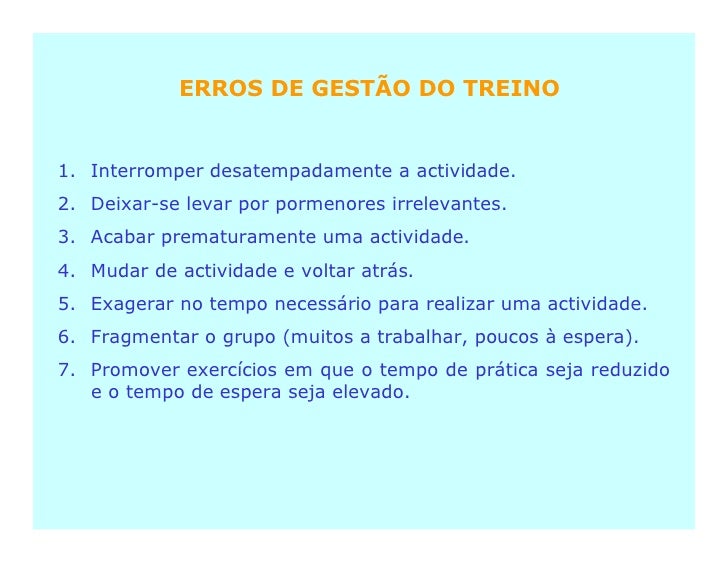 Perfil De Um Treinador